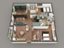 make 3d floor plan and rendering