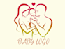 make creative experience modern baby logo design for you