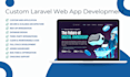 build a web application with laravel