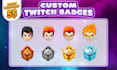 create custom twitch sub badges for streamers