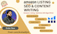do amazon SEO title bullet points write description ppc ads