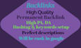 do permanent link building in high pa sites