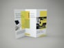 design elegant trifold brochure