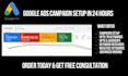 setup google adwords PPC search campaign in 24 hours