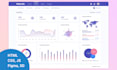 design dashboard ui, webapp ui ux design, admin dashboard or responsive website