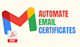automate your pdf certificate generation and sending
