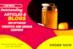 create exclusive content about beekeeping and honey