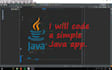 create a java application