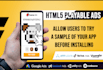 create playable ads and HTML5 games