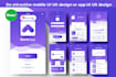 do attractive mobile UI UX design or app UI UX design