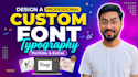 create a custom font design logo font or handwriting font in otf ttf