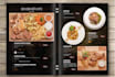 design restaurant menu, food menu, service menu