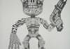 create a hand sketch of anything