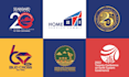 design awesome logo for event business anniversary and sport