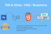 develop a custom responsive website in html,css,bootstrap
