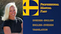 professionally translate between swedish and english