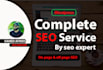 optimize your website with on page and off page SEO