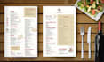 creative restaurant menu design
