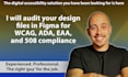 audit figma files for wcag, ada, eaa, and 508 compliance