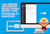 create online course website using learndash