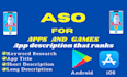 be your aso expert and do great app store optimization
