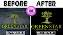 convert vector tracing, redraw, vectorise, trace of logo manually