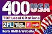 add your business on top 400 USA local SEO citations
