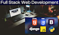 develop modern ai python, react custom full stack web apps