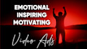 create a motivating inspiring cinematic commercial video ad