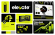 design brand logo, branding kit and brand identity