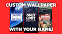 create custom motivational wallpaper with your name