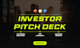 design investor pitch deck and powerpoint presentation