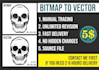 redraw your logo or image into clean vector format