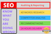 create a complete audit and SEO report of your website