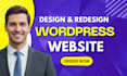 design redesign wordpress website, website development as a full stack developer