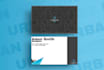 design unique minimalist and professional business card