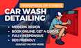 create car wash website development with appointment booking