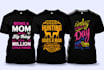 make  minimalist and modern custom t shirt designs for your passion or hobby