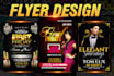 do amazing business flyer, poster design within 2 day