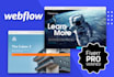 design a webflow website for you