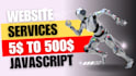 develop and design your website using java spring boot, reactjs, javascript