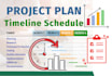 create project plan timeline schedule gantt chart
