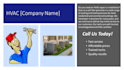 write your hvac service or landing page