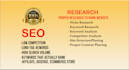 do SEO niche, keyword research and competitor analysis