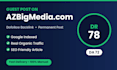 publish a guest post on az big media with a dofollow backlink