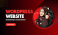 create a professional wordpress website design or blog