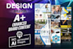 do impressive amazon ebc design, enhanced brand content, a plus, no ai