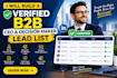 build a verified b2b CEO and decision maker lead list