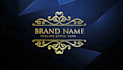 create an amazing golden logo intro outro