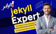 do professional jekyll theme, github pages netlify website